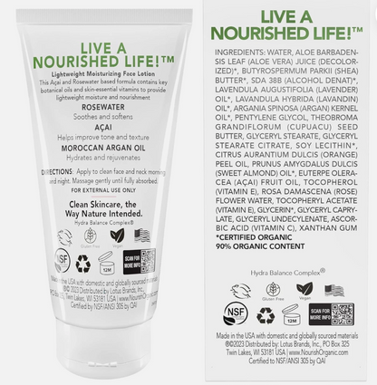 Nourish - Face Ltn Lightwght Moistr Org (1.7OZ)