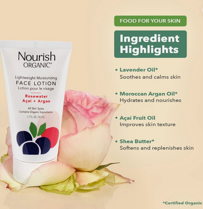 Nourish - Face Ltn Lightwght Moistr Org (1.7OZ)