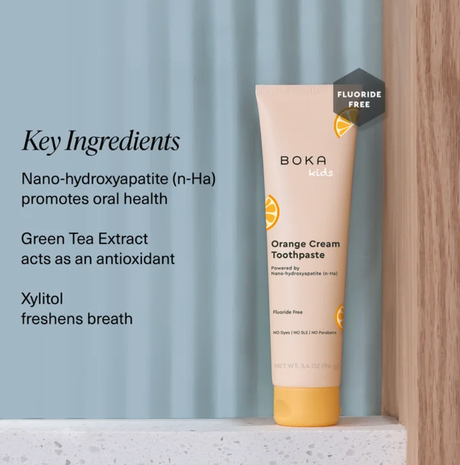 Boka - Toothpaste Orange Cream (3.4OZ)
