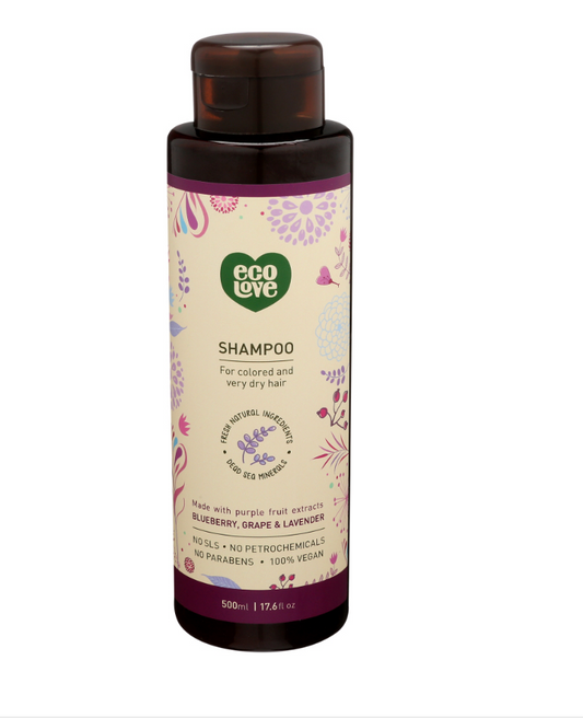 Ecolove - Shampoo Frt Prpl Clrd Dry (17.6OZ)