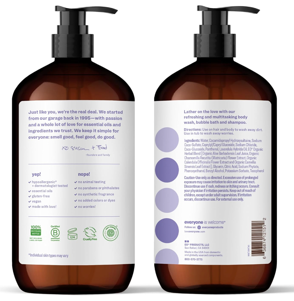 Everyone - Soap Lavender Aloe (32.OZ)