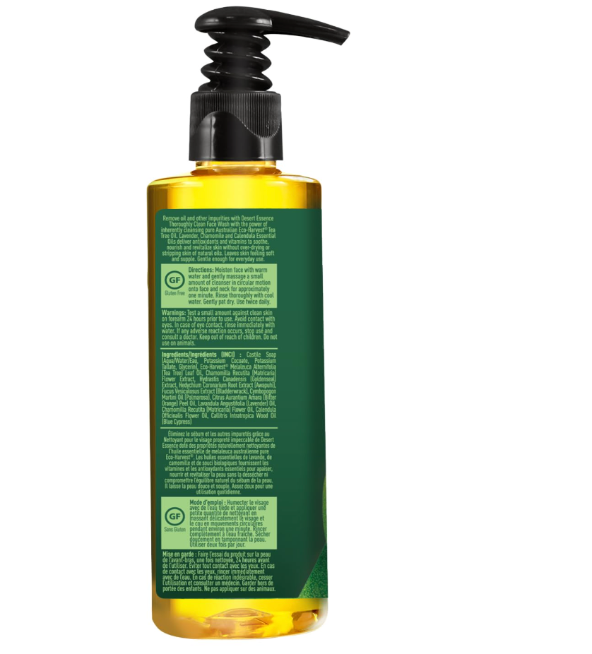 Desert Essence - Wash Face Thrghly Clean (8.5FO)