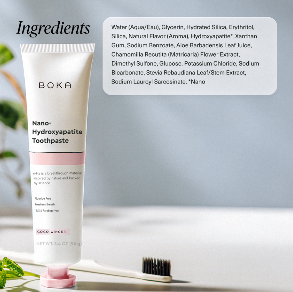 Boka - Toothpaste Coco Ginger (3.4OZ)