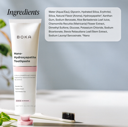 Boka - Toothpaste Coco Ginger (3.4OZ)