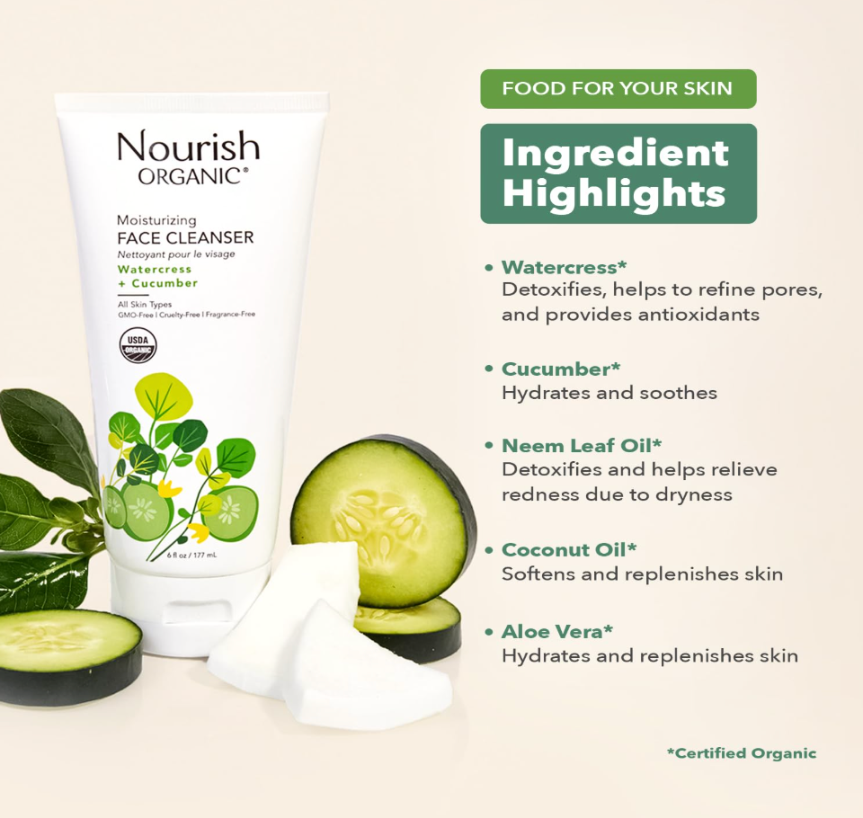 Nourish - Face Cleanser Moistrzng (6.OZ)