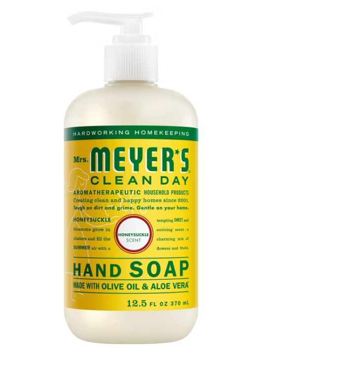 Mrs Meyers Clean Day - Soap Hand Liq Hnysckle (12.5OZ)