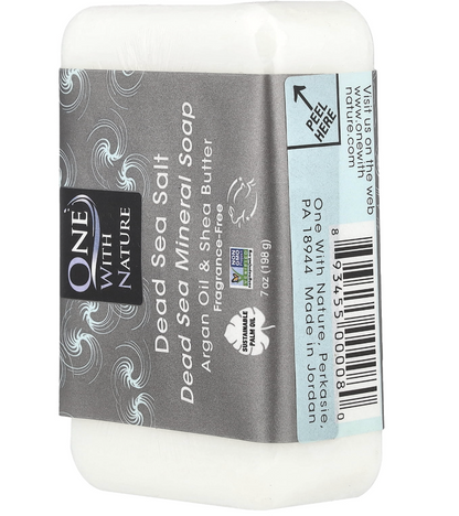 One With Nature - Soap Bar Dead Sea Salt (7.OZ)