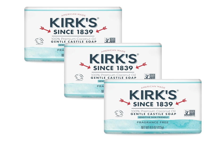 Kirks - Soap Bar 3Pk Castile Ccnut (12.OZ)