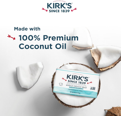 Kirks - Soap Bar 3Pk Castile Ccnut (12.OZ)