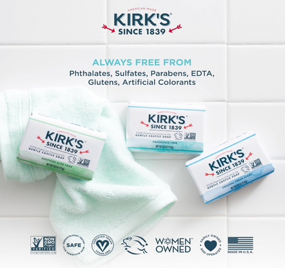 Kirks - Soap Bar 3Pk Castile Ccnut (12.OZ)