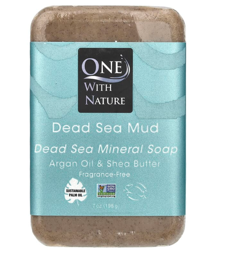 One With Nature - Soap Bar Dead Sea Mud (7.OZ)