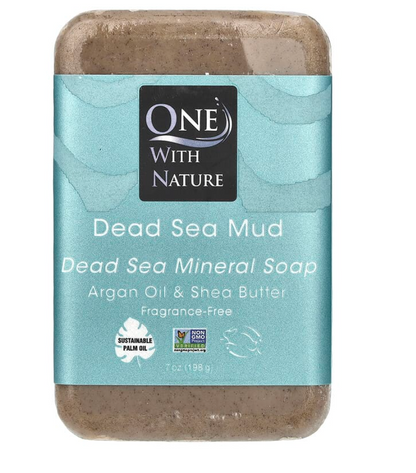 One With Nature - Soap Bar Dead Sea Mud (7.OZ)