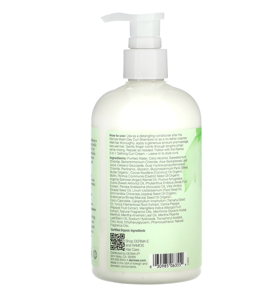 Derma E - Conditioner 2 In 1 Curl Wsh (12.FO)