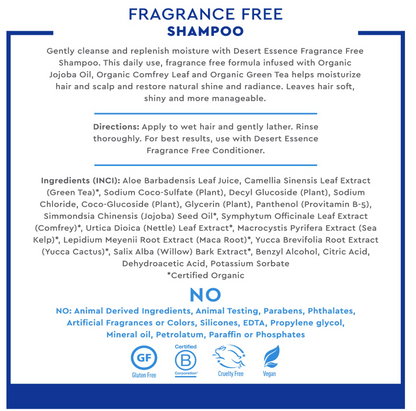 Desert Essence - Shampoo Frgfree (8.FO)