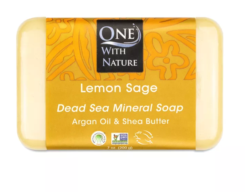 One With Nature - Soap Bar Lemon Sage (7.OZ)