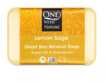 One With Nature - Soap Bar Lemon Sage (7.OZ)
