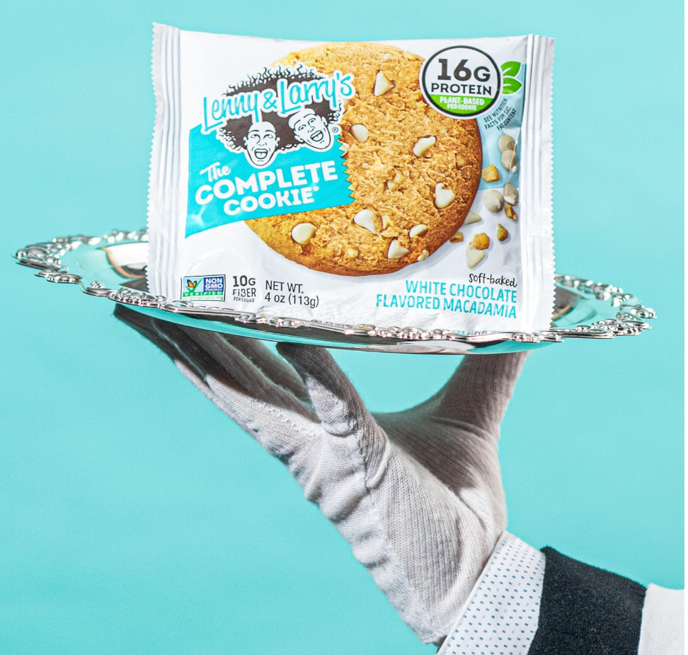 Lenny & Larry's The Complete Cookie, White Chocolate Macadamia, 4 oz, 12 Ct