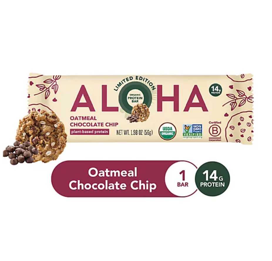 Aloha - Bar Oatmeal Chocolate Chip (1.98OZ)/ 12 Bars
