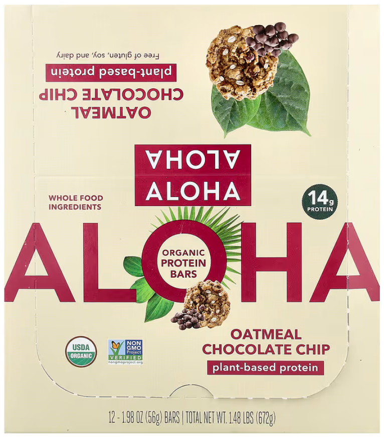 Aloha - Bar Oatmeal Chocolate Chip (1.98OZ)/ 12 Bars