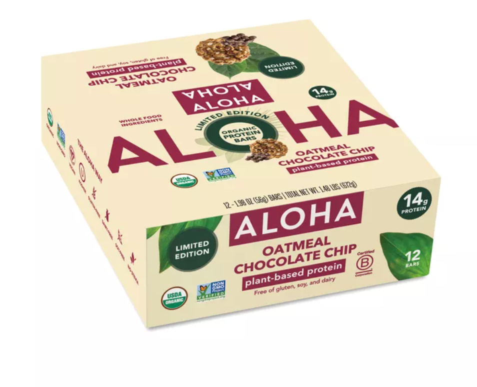 Aloha - Bar Oatmeal Chocolate Chip (1.98OZ)/ 12 Bars