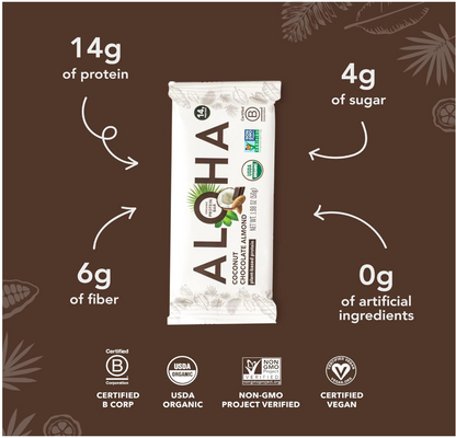 Aloha - Bar Coconut Chocolate Almond (1.98OZ)/ 12 bars