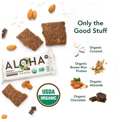 Aloha - Bar Coconut Chocolate Almond (1.98OZ)/ 12 bars