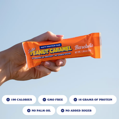 Barebells - Bar Salted Pnut Carmel Sft (55.0GM)/ 12 bars