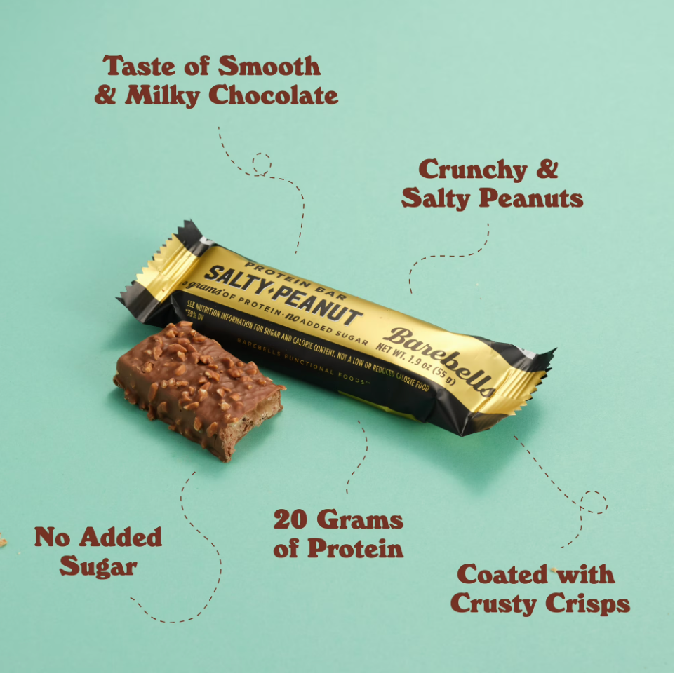 Barebells - Bar Salty Peanut (55.0GM) - 12 bars