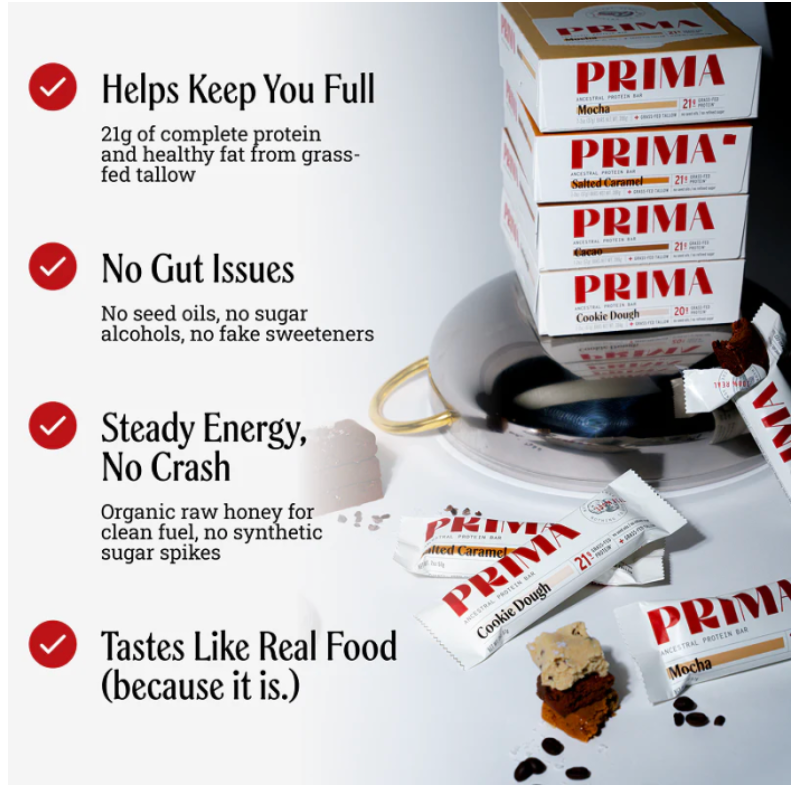 Prima - Bar Protein Cookie Dough (2.OZ) - 7 bars