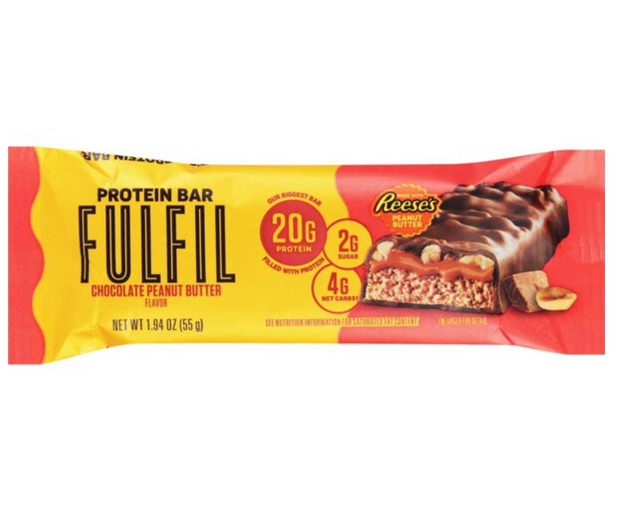 Fulfil - Protein Bar Chocolate Peanut Butter (1.94OZ)/ 12 bars