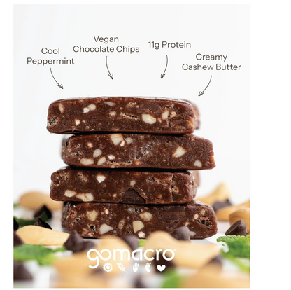 Gomacro - Bar Chocolate Chip Mint 2.3OZ (Case Of 12)