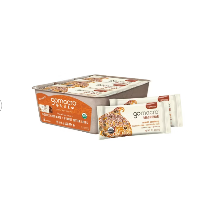 Gomacro - Bar Dbl Choc Pnut Bttr 2.3OZ (Case Of 12)