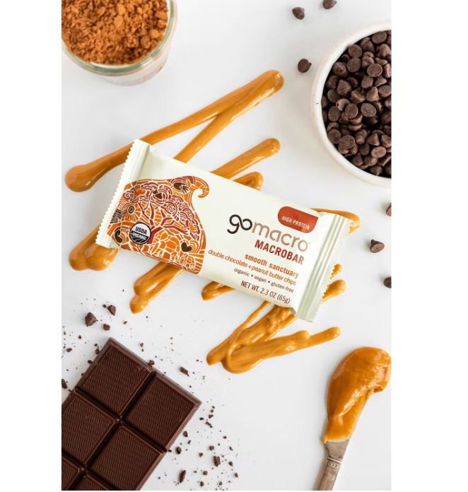 Gomacro - Bar Dbl Choc Pnut Bttr 2.3OZ (Case Of 12)