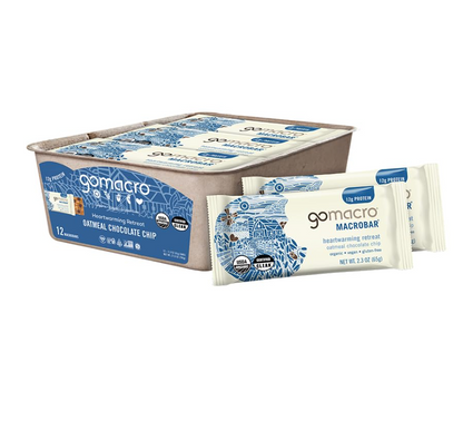 Gomacro - Bar Oatmeal Choc Chip 2.3OZ (Case Of 12)