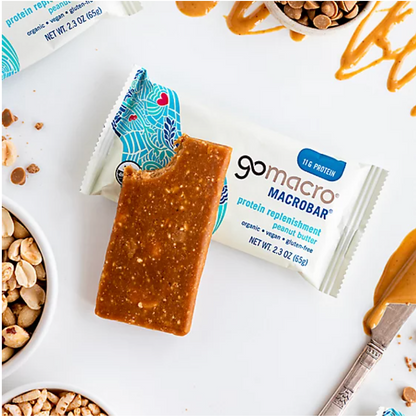 Gomacro - Bar Peanut Butter 2.3OZ (Case Of 12)