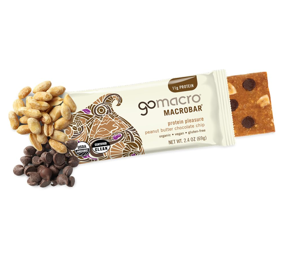 Gomacro - Bar Pnut Btr Choc Chip Org 2.4OZ (Case Of 12)