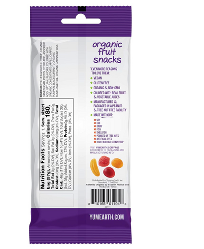 Yumearth - Fruit Snacks Gng (2.OZ) Pack of 12