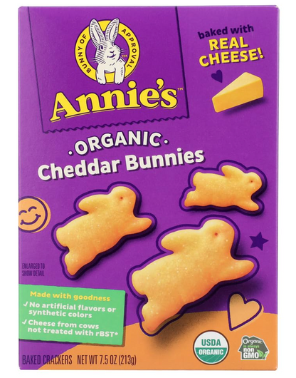Annies Homegrown - Cracker Wht Chdr Bunny (7.5OZ)