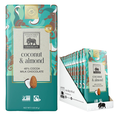 Endangered Species - Bar Choc Coconut Almd (3.OZ)