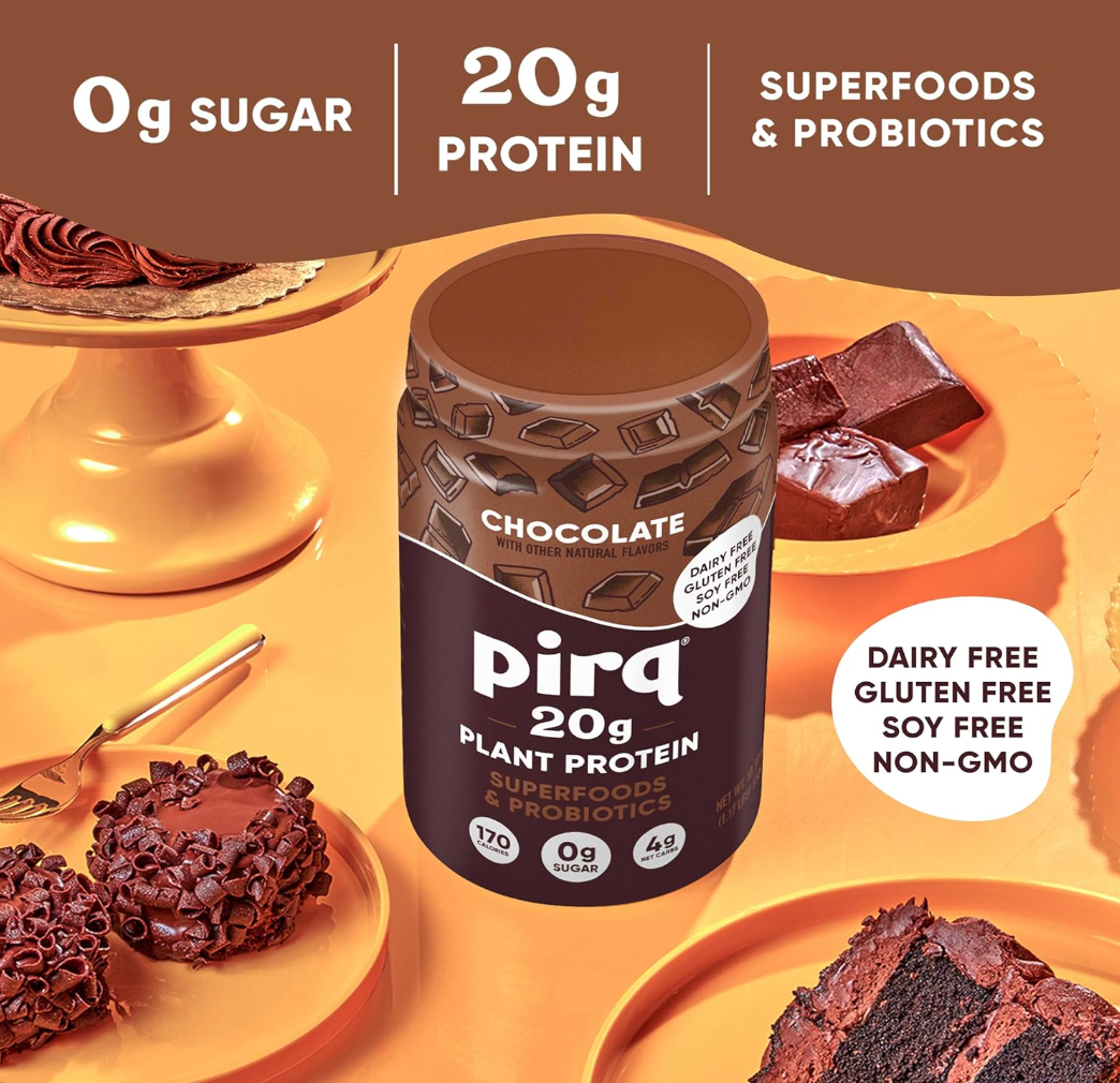 Pirq - Plant Protein Pwdr Choc (1.17LB)