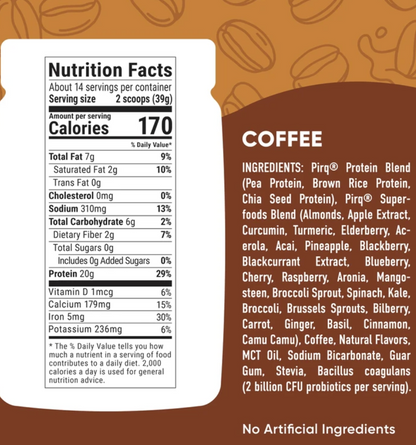 Pirq - Plant Protein Coffee (19.3OZ)