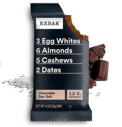 Rxbar - Bar Chocolate Sea Salt, Protein Bar, 1.80 Oz, 12 bars