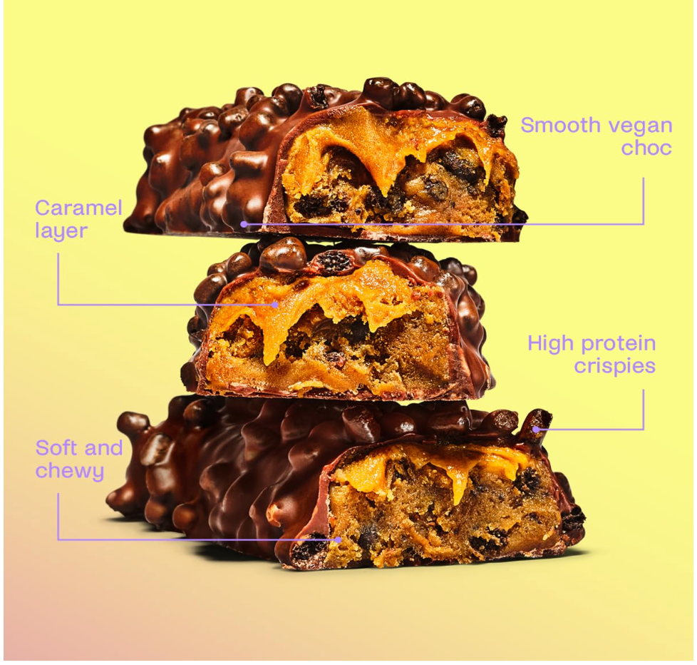 Misfits - Bar Protein Caramel Fudge (1.8OZ) - 12 bars