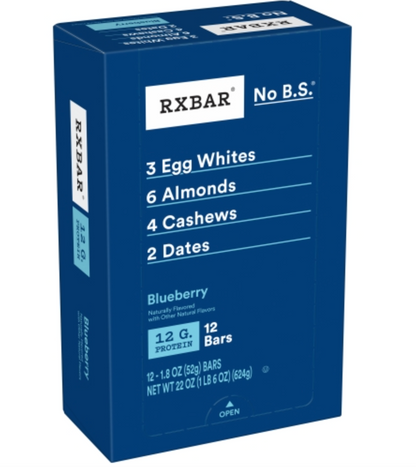 Rxbar - Bar Protein Blueberry (1.8OZ)/12 bars