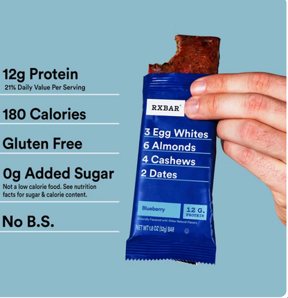Rxbar - Bar Protein Blueberry (1.8OZ)/12 bars