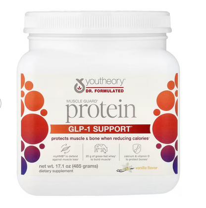 Youtheory - Protein Glp-1 Vanilla (16.5OZ)