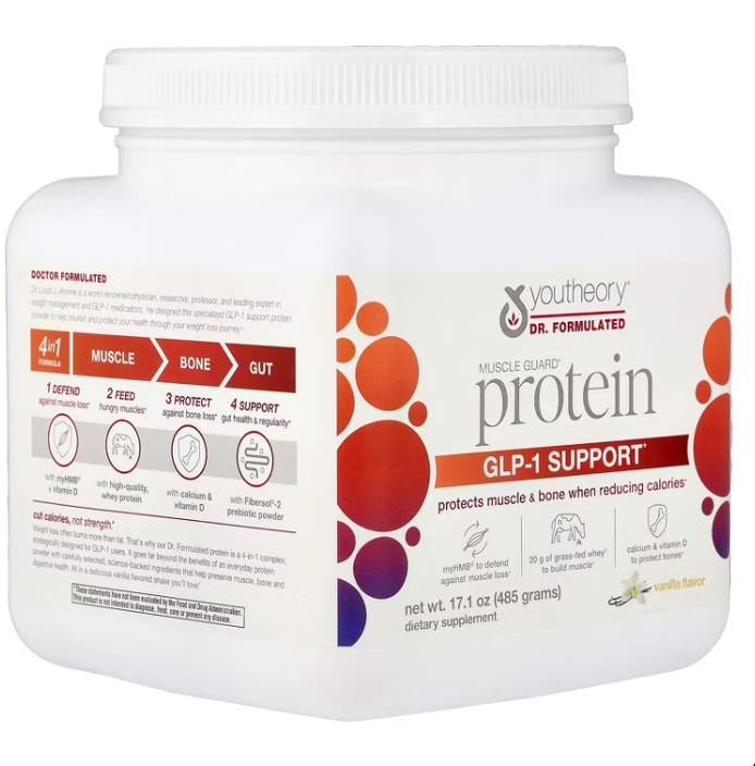 Youtheory - Protein Glp-1 Vanilla (16.5OZ)