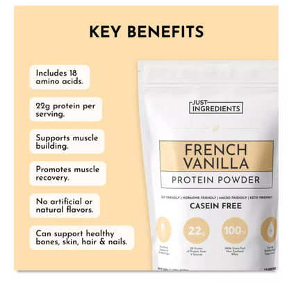 Just Ingredients - Whey Protein Vnla (18.8OZ)