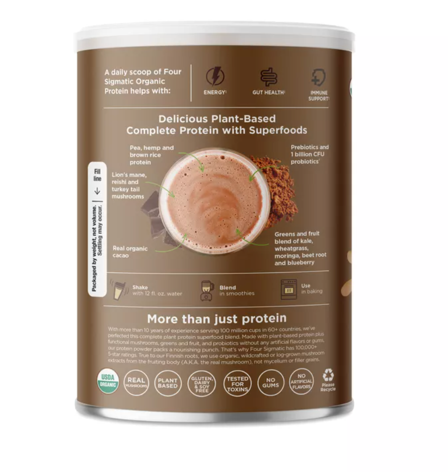 Four Sigmatic - Plant Protein Can Cacao (21.6OZ)