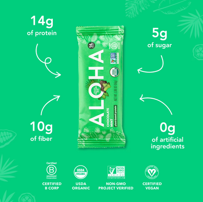 Aloha - Bar Protein Chocolate Mint (1.98OZ)/12 count